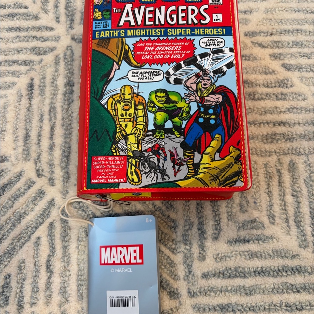 Disney Parks Avengers Marvel Comic Loungefly Crossbody Bag